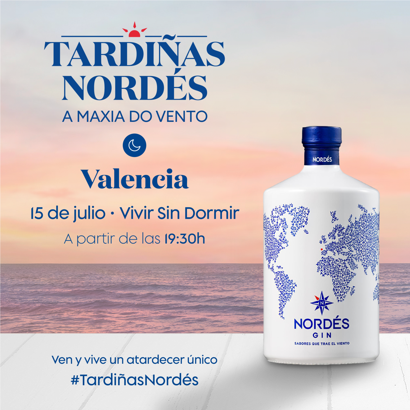 2 Botellas Gin Nordes + 4 Copas - MESA 16